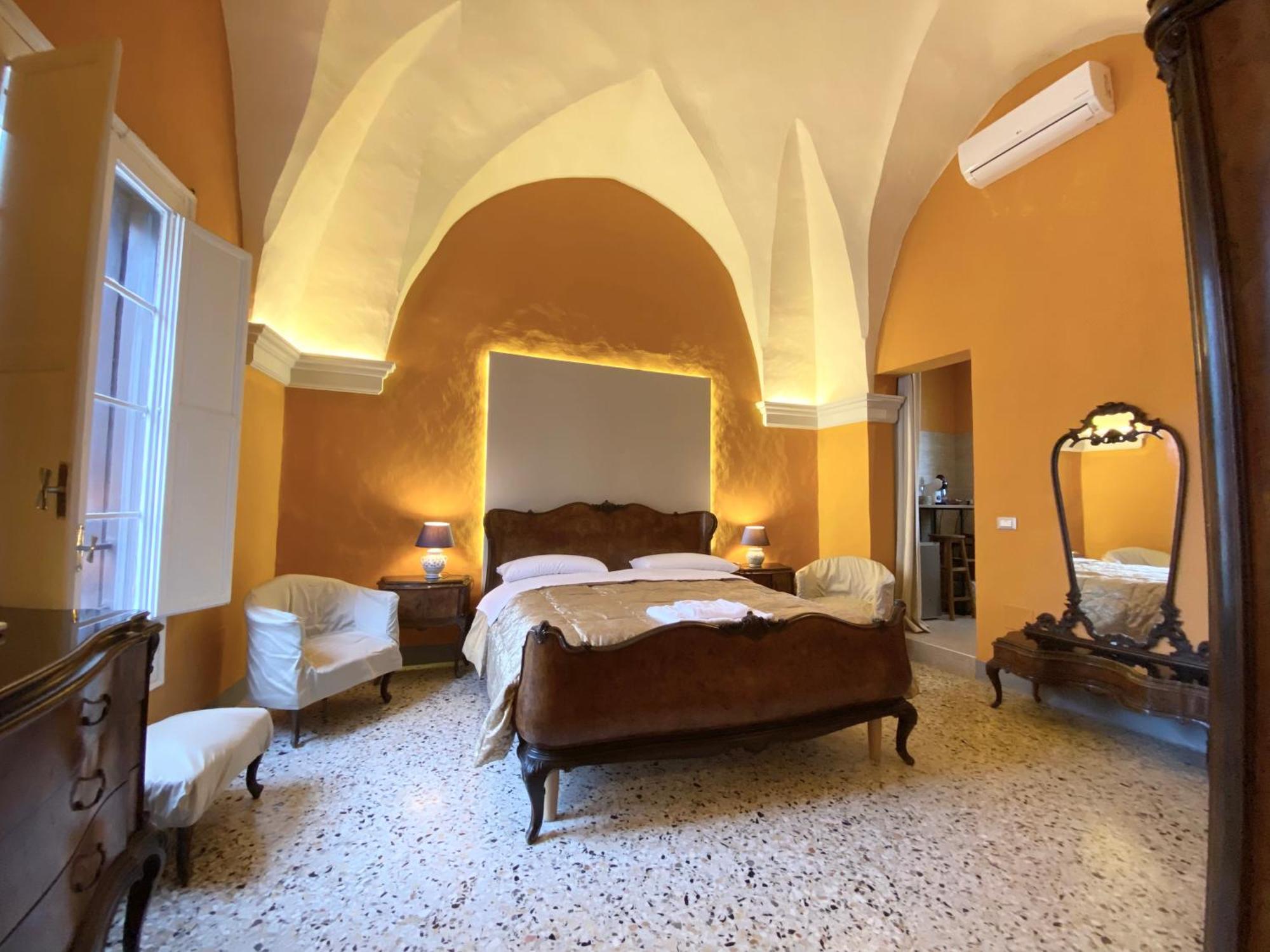 레체 Palazzo De Carlo E Il Parco Dei 7 Pozzi B&B 외부 사진